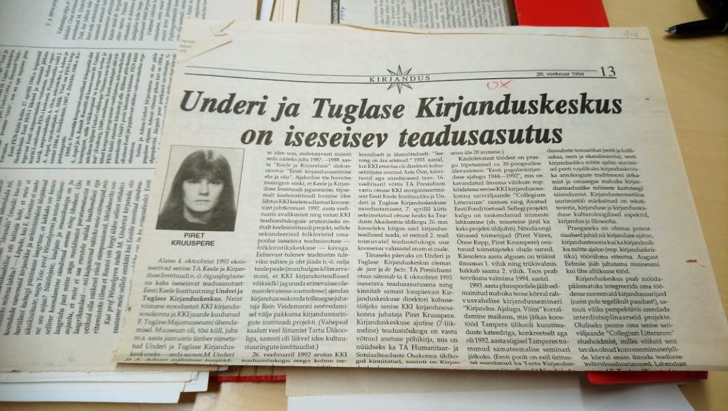 Kirjanduskeskus 1993