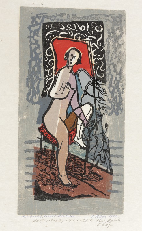 Eduard Rüga „Akt toolil“, UTKK K 1266/PR.