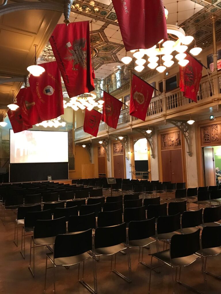 Töölismuuseumi koosolekusaal. Foto: Hegely Klaus.