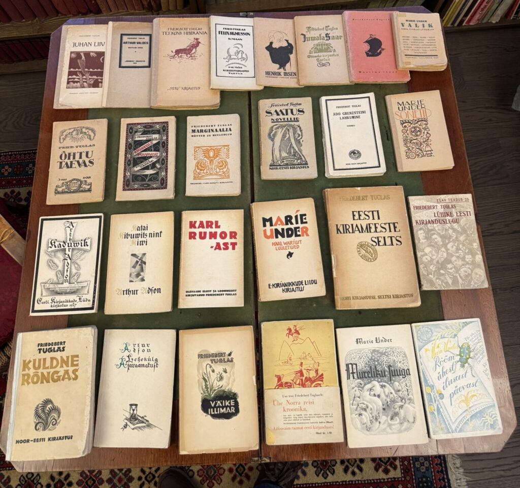 A selection of publications from the Literary Institute's archive library